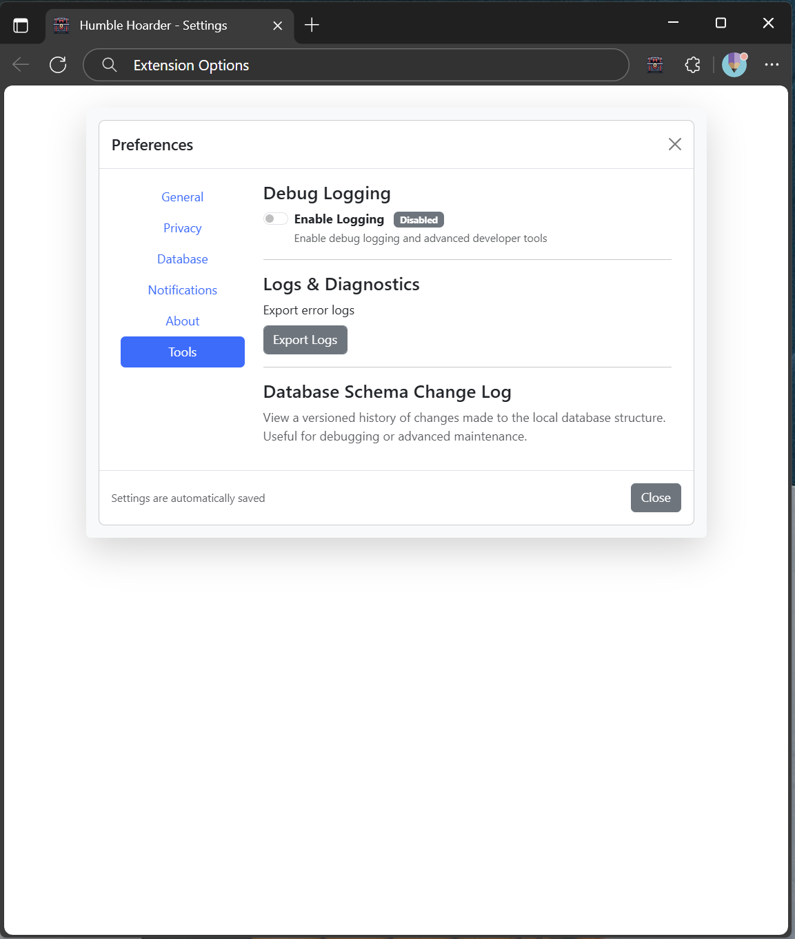 HumbleHoarder tools and utilities
